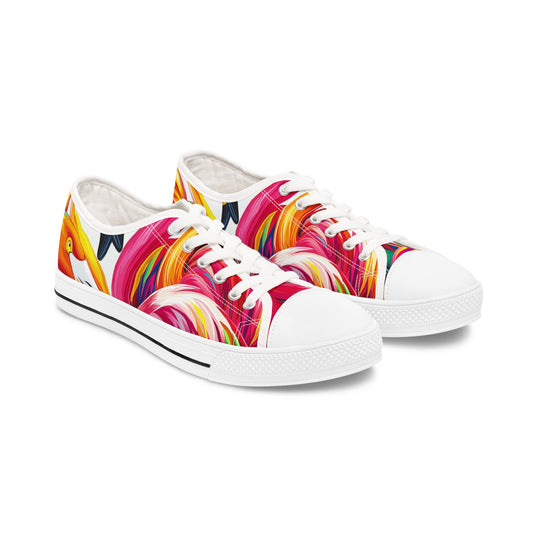 Rainbow Flow Low Top Canvas Sneakers | LGBTQ+ Pride Shoes