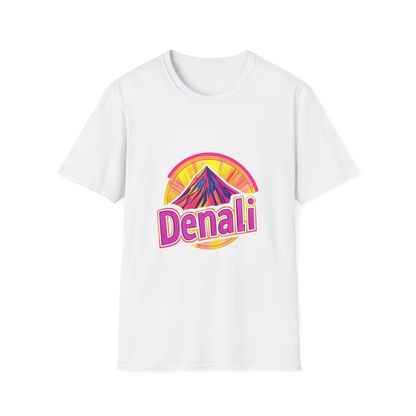 Retro Denali National Park T-Shirt | Vintage Mountain Sunset Unisex Tee