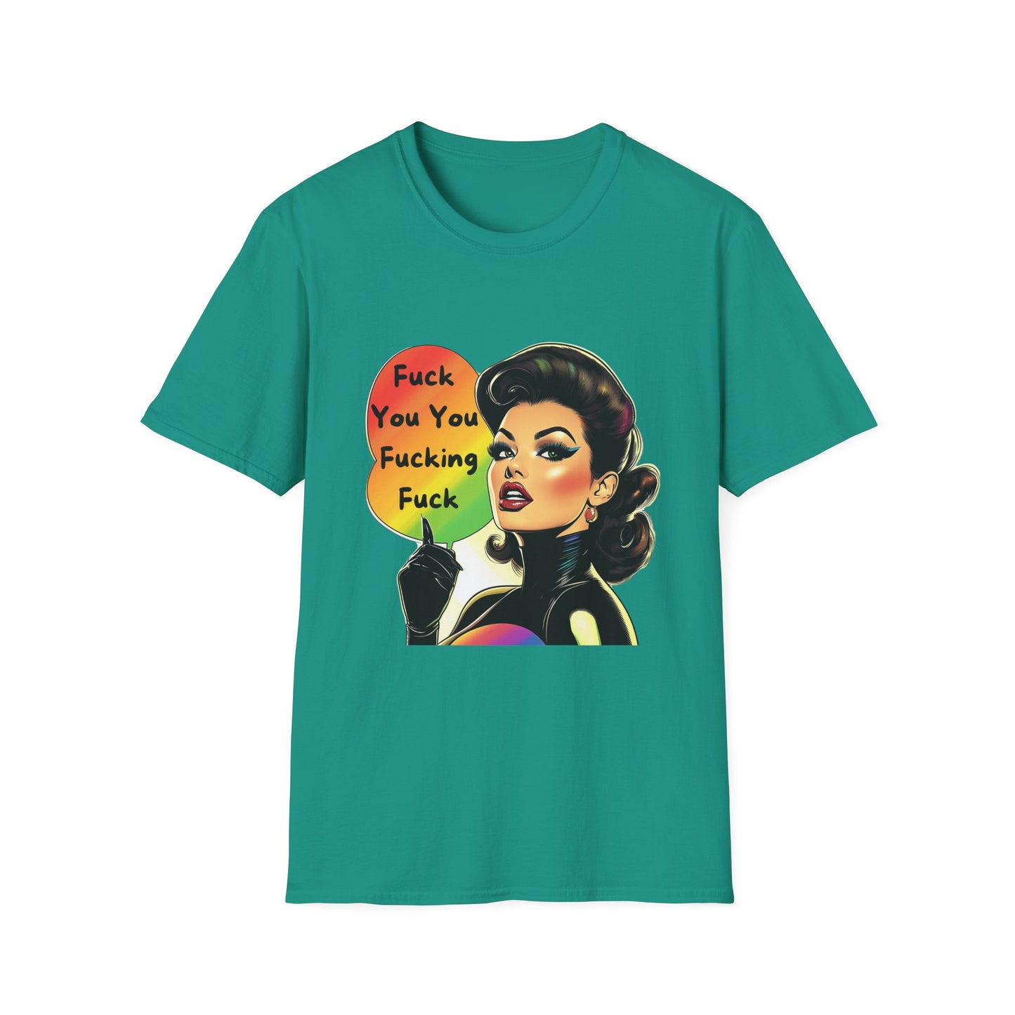 Vintage Sass Retro Pin-Up T-Shirt | Unfiltered Attitude Tee