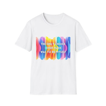 Rainbow Authenticity T-Shirt | Be Myself Pride Tee