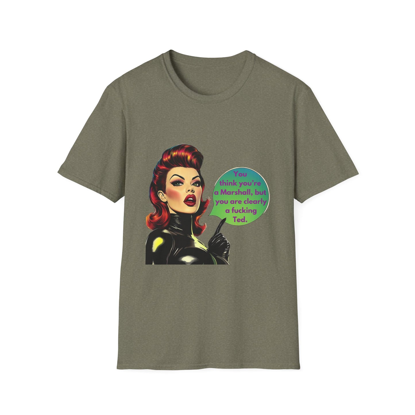 Retro Pin-Up TV Quote T-Shirt | Pink Unisex Tee