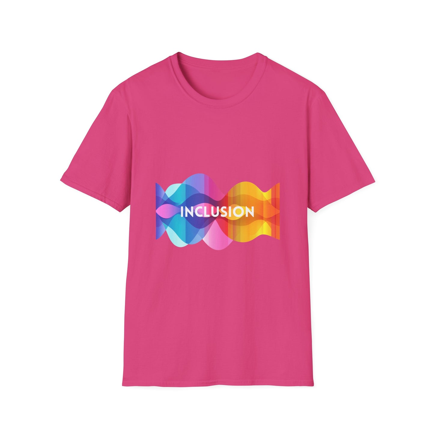 SEO/AEO Optimized Title: Inclusive Rainbow Wave T-Shirt | LGBTQ+ Pride Unisex Tee