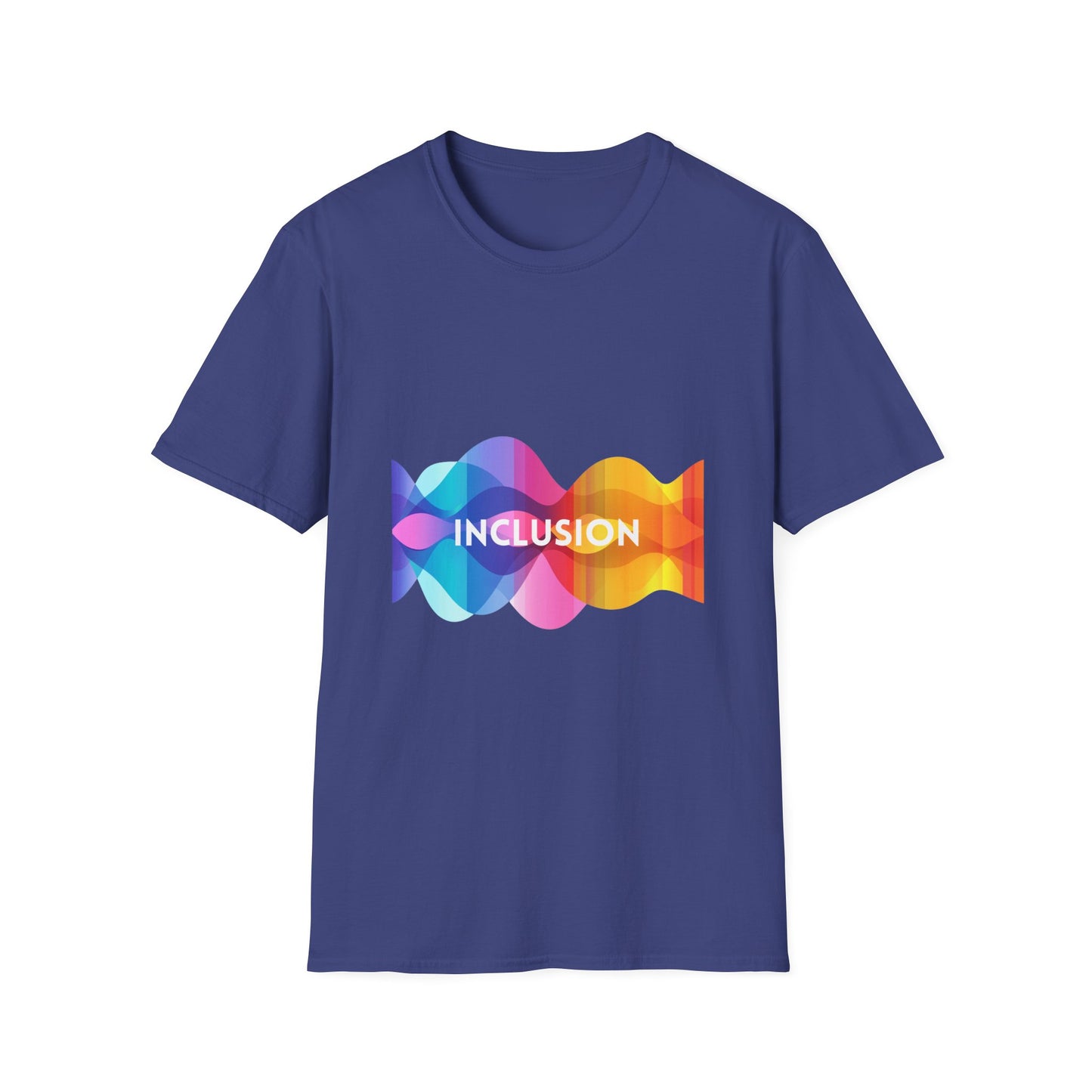 SEO/AEO Optimized Title: Inclusive Rainbow Wave T-Shirt | LGBTQ+ Pride Unisex Tee