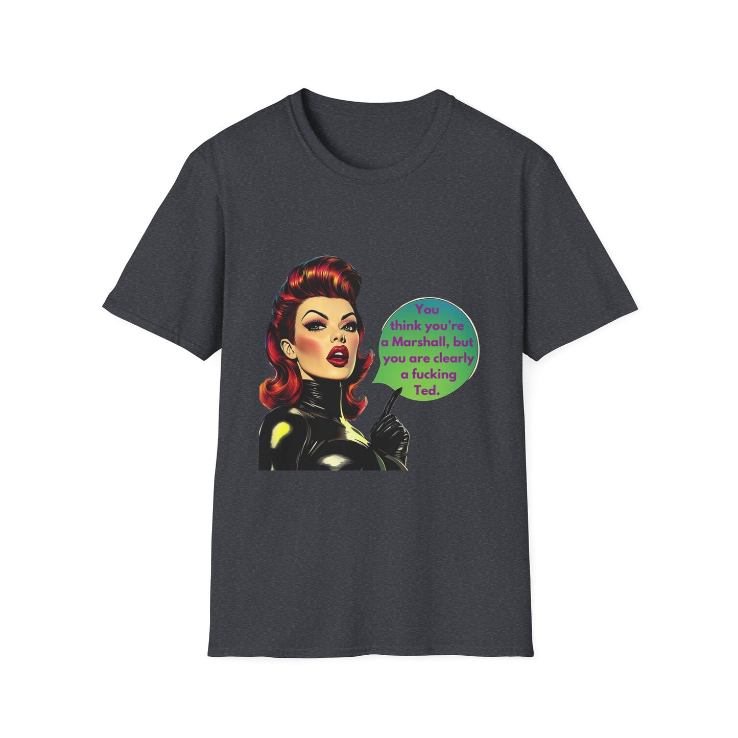 Retro Pin-Up TV Quote T-Shirt | Pink Unisex Tee