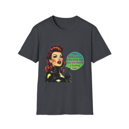 Retro Pin-Up TV Quote T-Shirt | Pink Unisex Tee