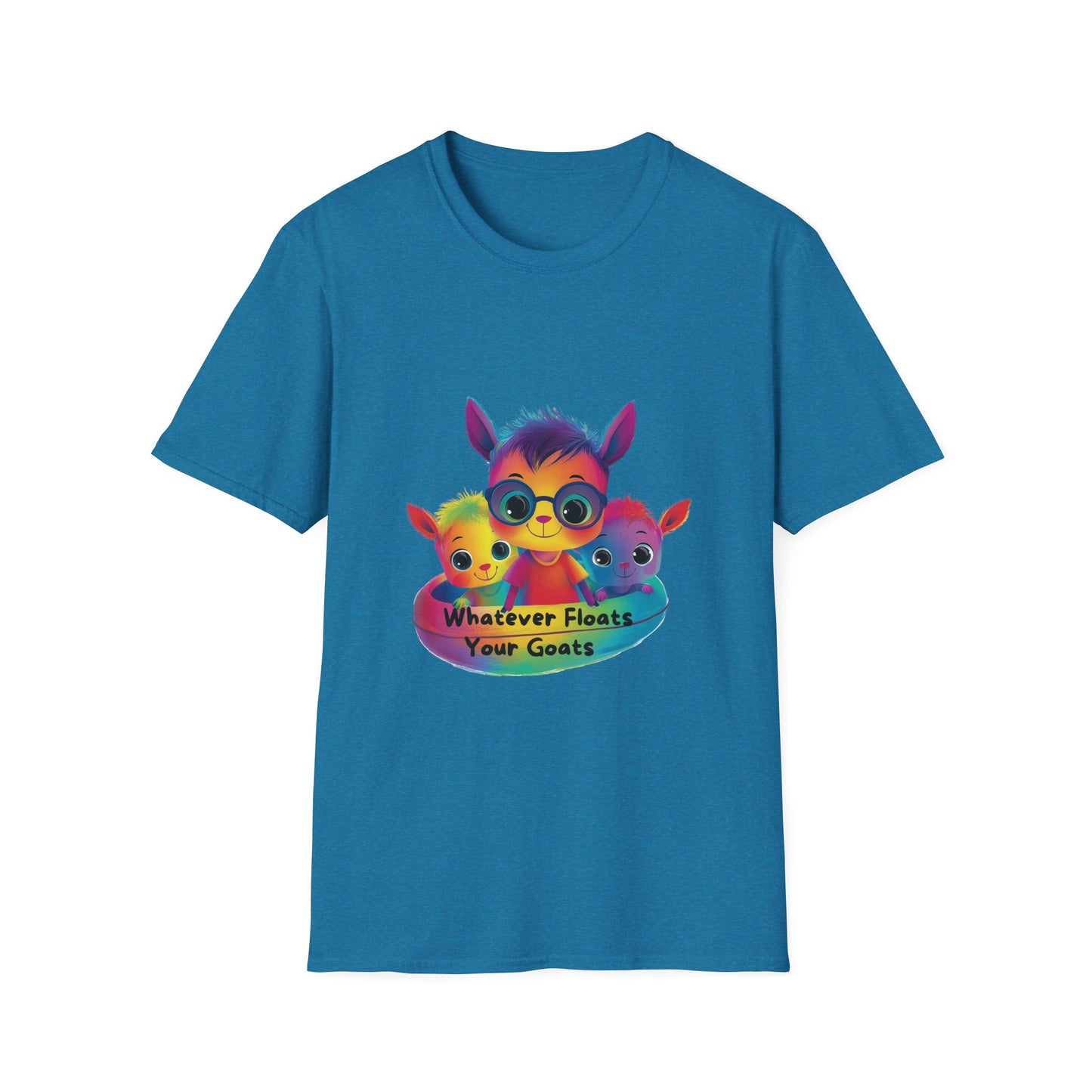 Kawaii Goats Squad Whatever Floats Your Goats T-Shirt