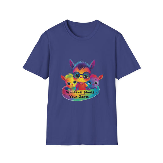Kawaii Goats Squad Whatever Floats Your Goats T-Shirt