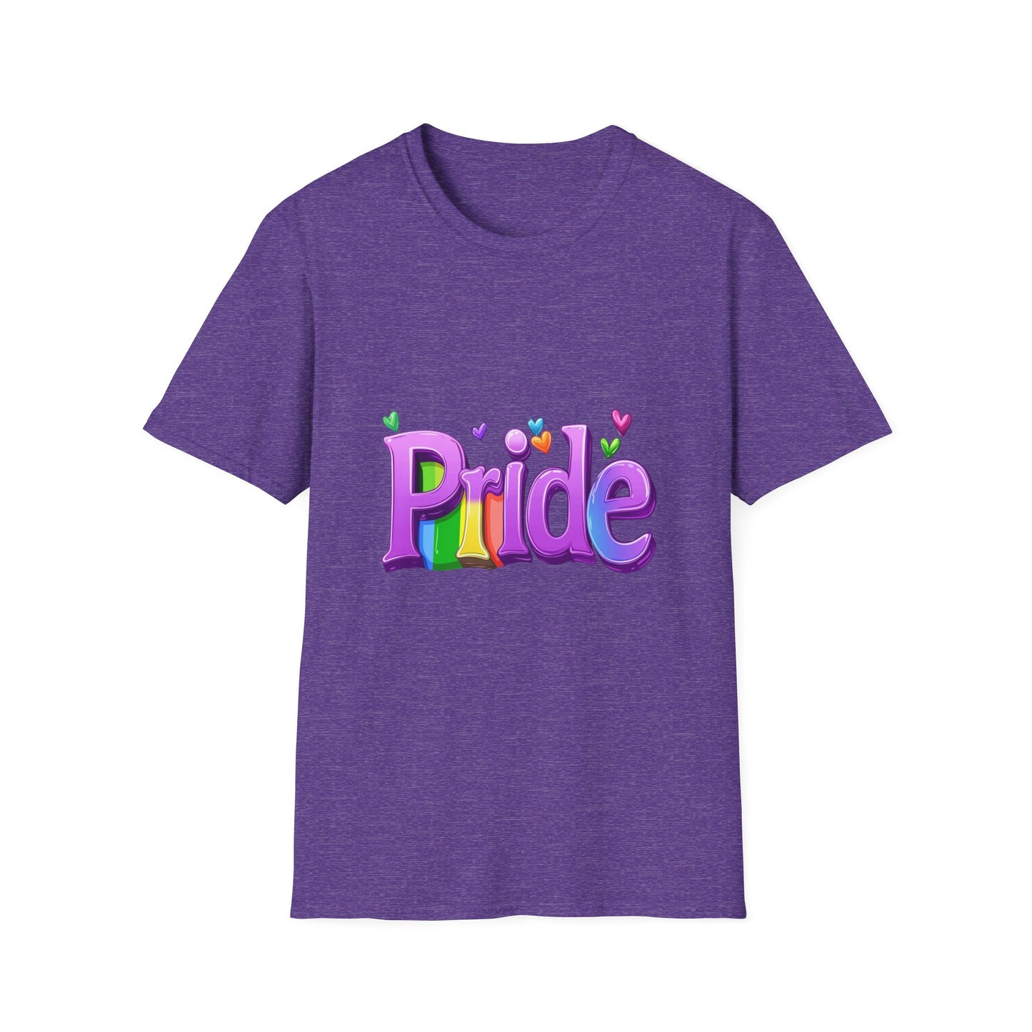 Rainbow Pride 3D Typography T-Shirt | LGBTQ+ Unisex Tee