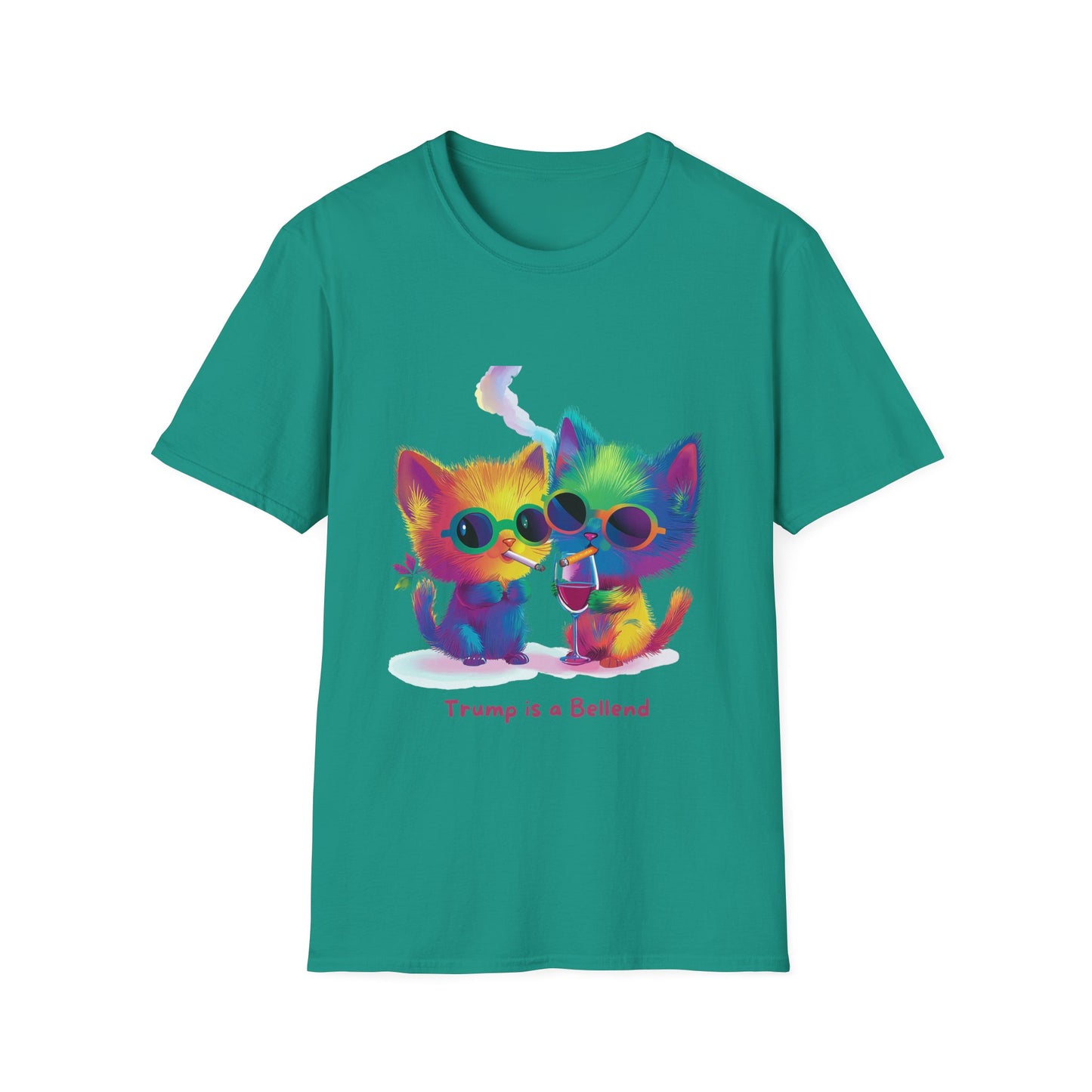 Rainbow Kittens Anti-Trump T-Shirt | Cute Political Statement Tee