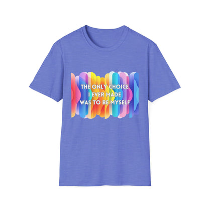 Rainbow Authenticity T-Shirt | Be Myself Pride Tee