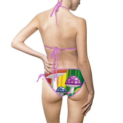 Psychedelic Mushroom Bikini | Colorful Festival Swimwear