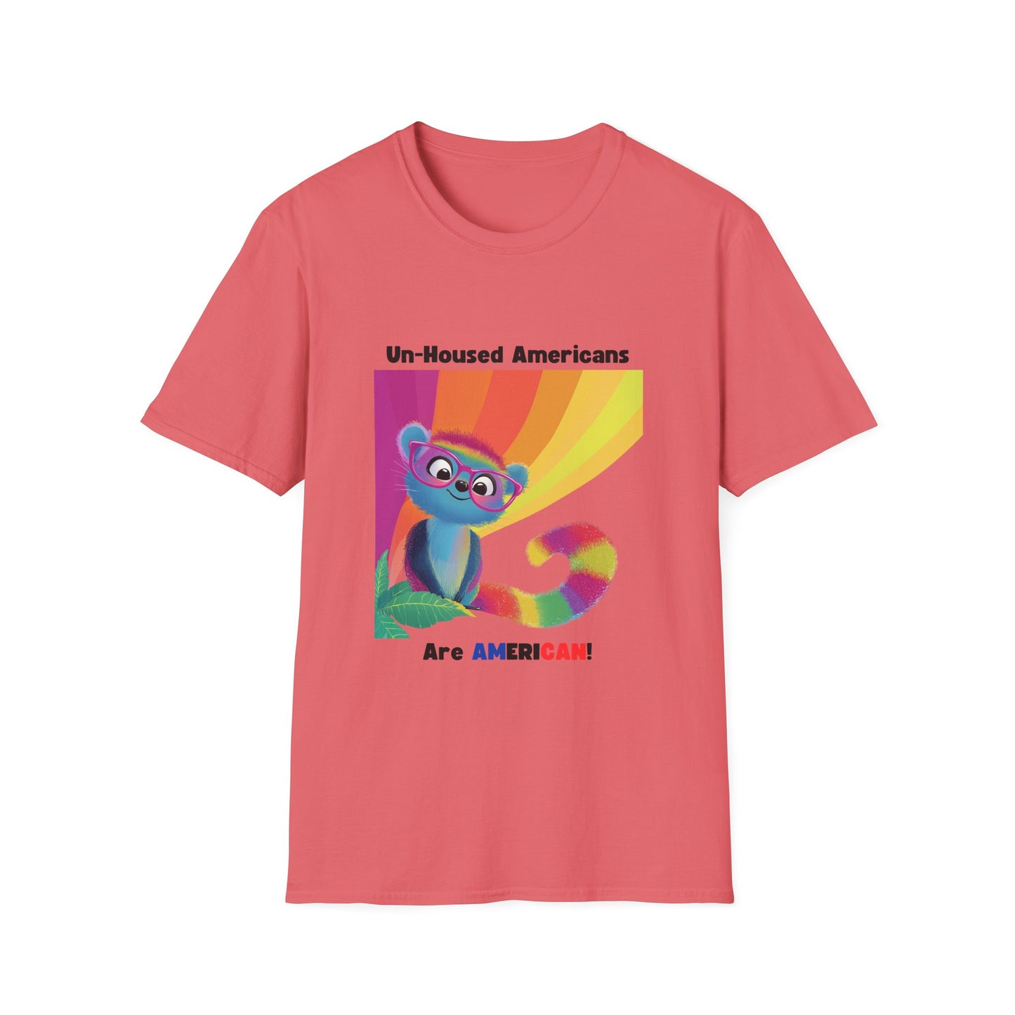 Kawaii Housing Rights T-Shirt | Un-Housed Americans Activist Tee