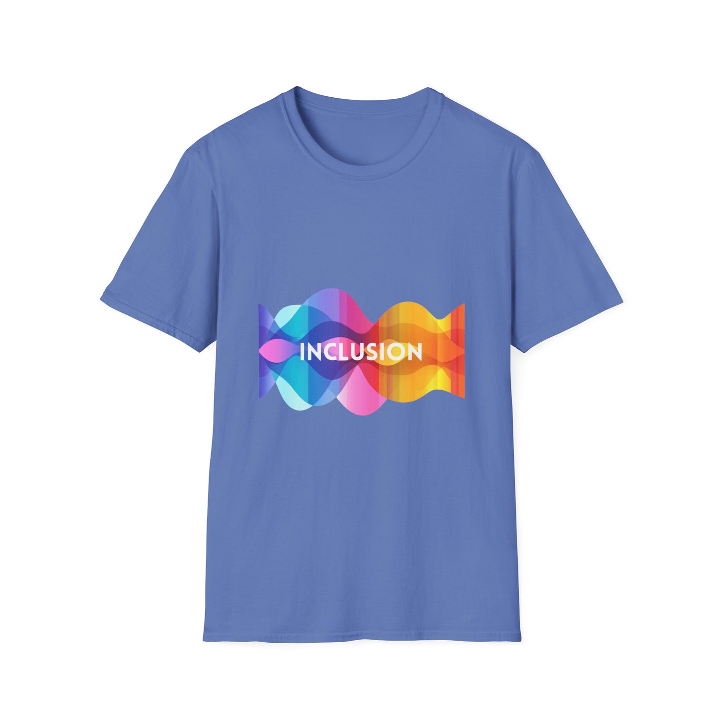 SEO/AEO Optimized Title: Inclusive Rainbow Wave T-Shirt | LGBTQ+ Pride Unisex Tee