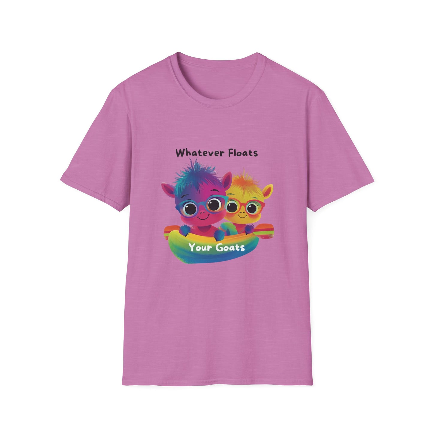 Whatever Floats Your Goats Rainbow Pride T-Shirt | Cute LGBTQ+ Tee