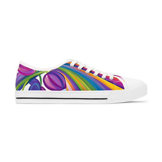 Rainbow Flow Low Top Canvas Sneakers | Pride Collection