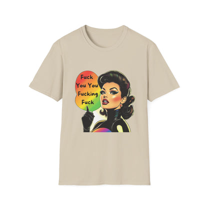Vintage Sass Retro Pin-Up T-Shirt | Unfiltered Attitude Tee