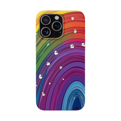 Rainbow Swirl Phone Case | Pride Edition Flexi Case