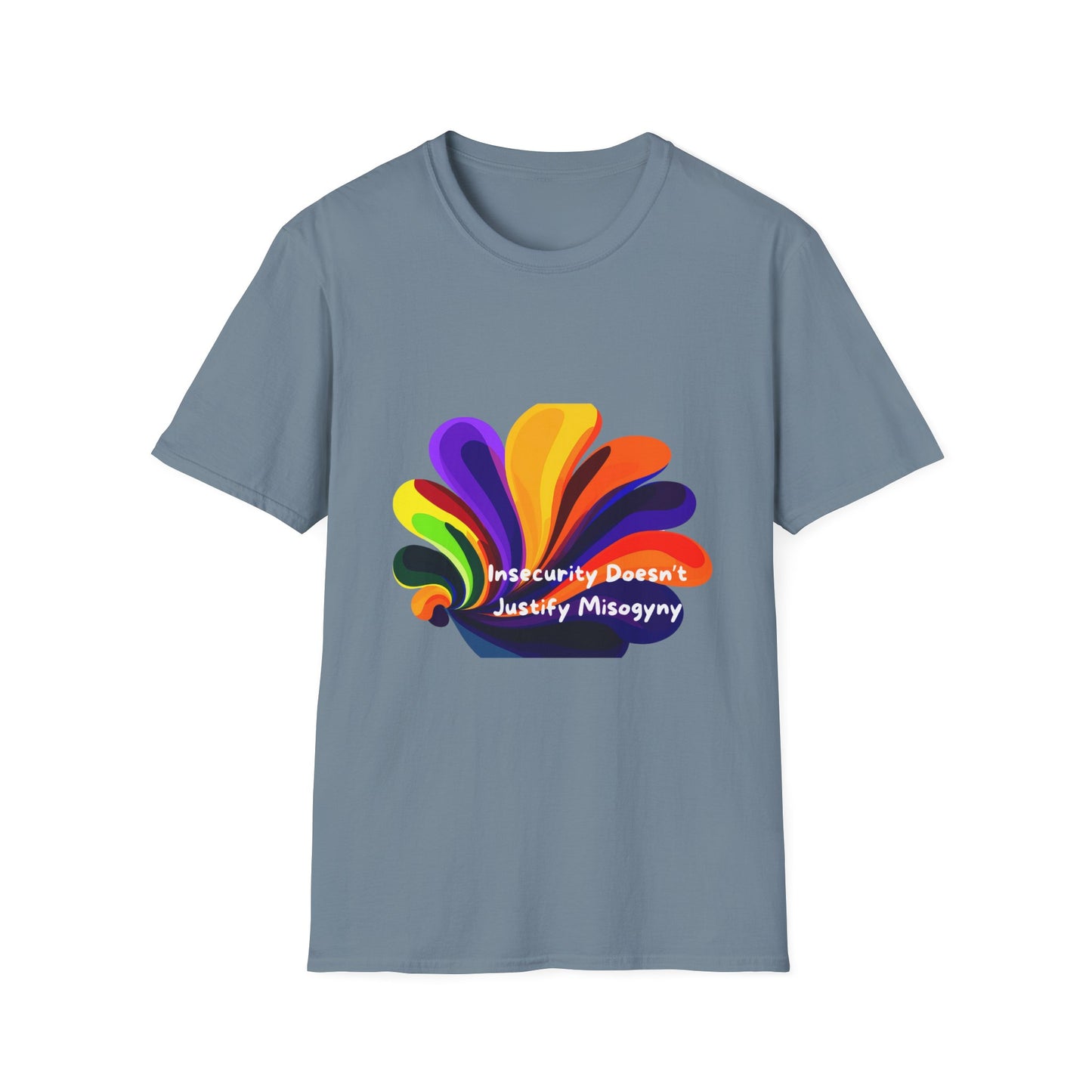 Insecurity Doesn't Justify Misogyny Rainbow Pride T-Shirt