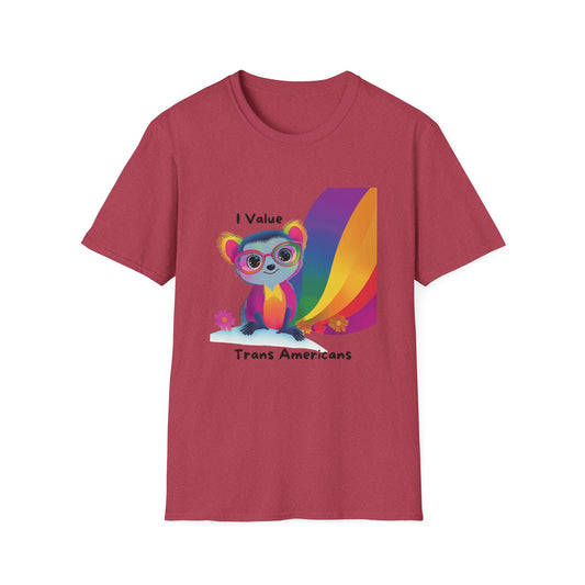Kawaii Trans Pride Bear T-Shirt | Cute LGBTQ Support Unisex Tee