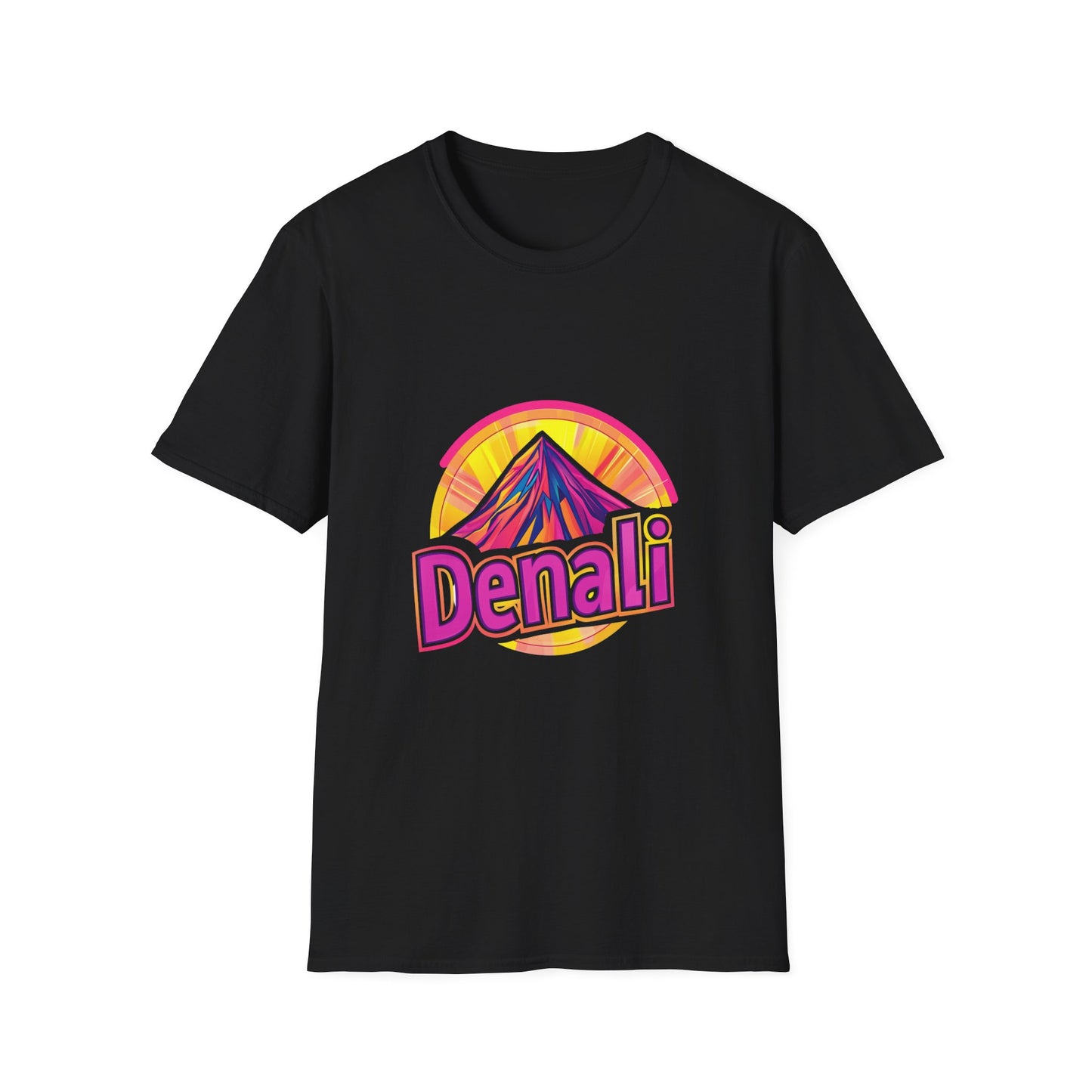 Retro Denali National Park T-Shirt | Vintage Mountain Sunset Unisex Tee