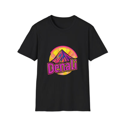 Retro Denali National Park T-Shirt | Vintage Mountain Sunset Unisex Tee