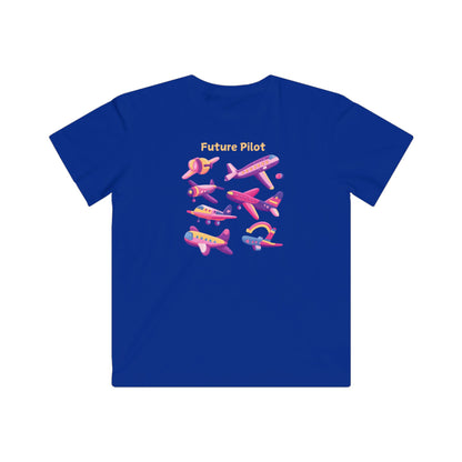 Future Pilot Kids T-Shirt | Cute Aviation Design | STEM Gift for Children