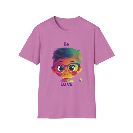 Be Love Rainbow Hair Character T-Shirt | Cute Pride Tee