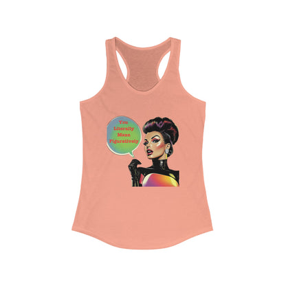 Retro Grammar Queen Racerback Tank | You Literally Mean Figuratively