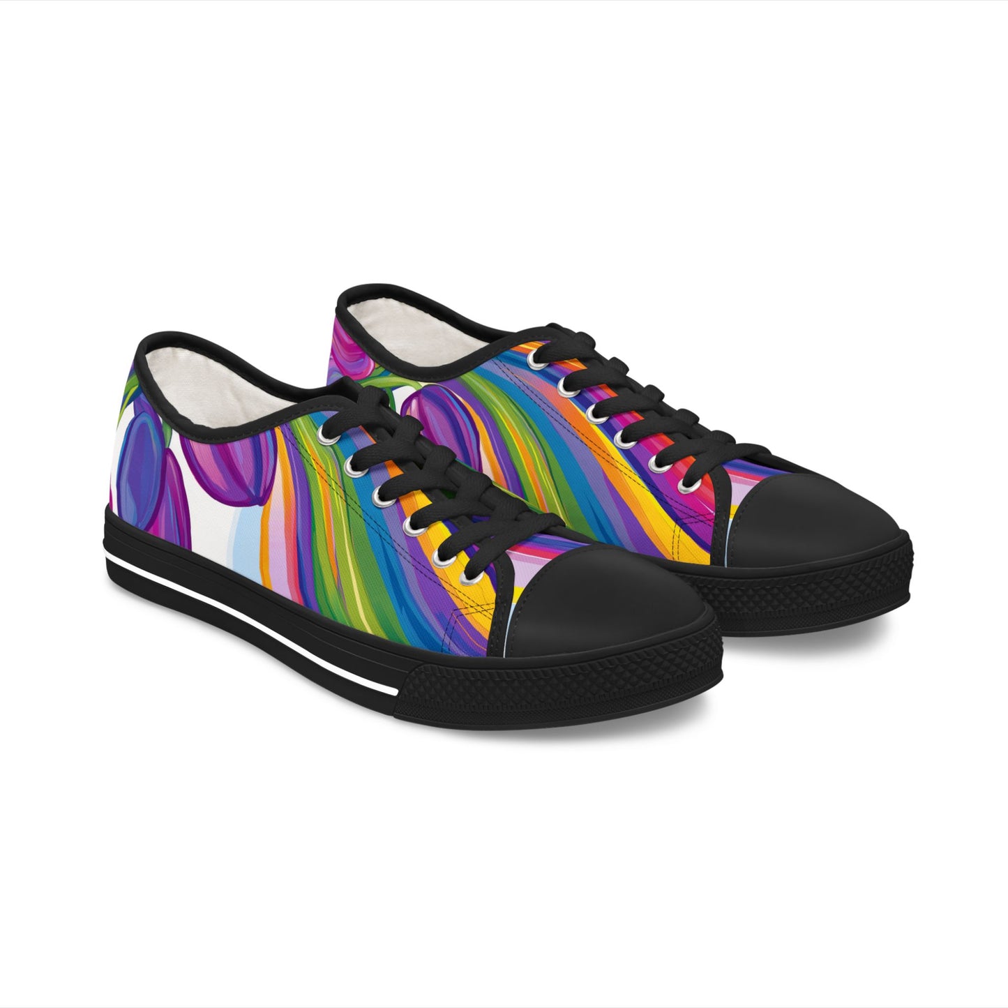 Rainbow Flow Low Top Canvas Sneakers | Pride Collection