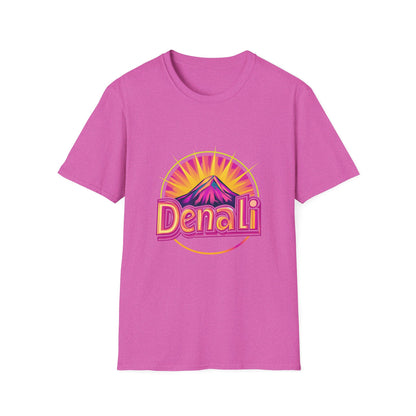 Retro Denali National Park T-Shirt | Vintage Mountain Sunset Unisex Tee