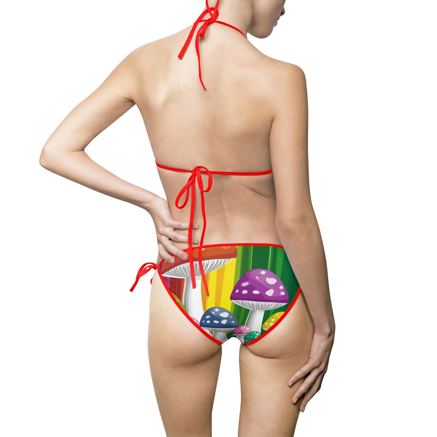 Psychedelic Mushroom Bikini | Colorful Festival Swimwear