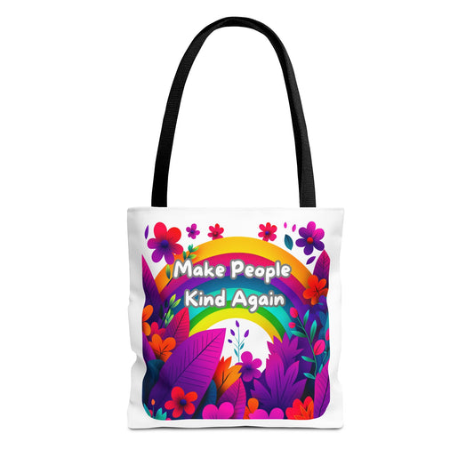 ainbow Kindness Tote Bag | Floral Activism Accessory