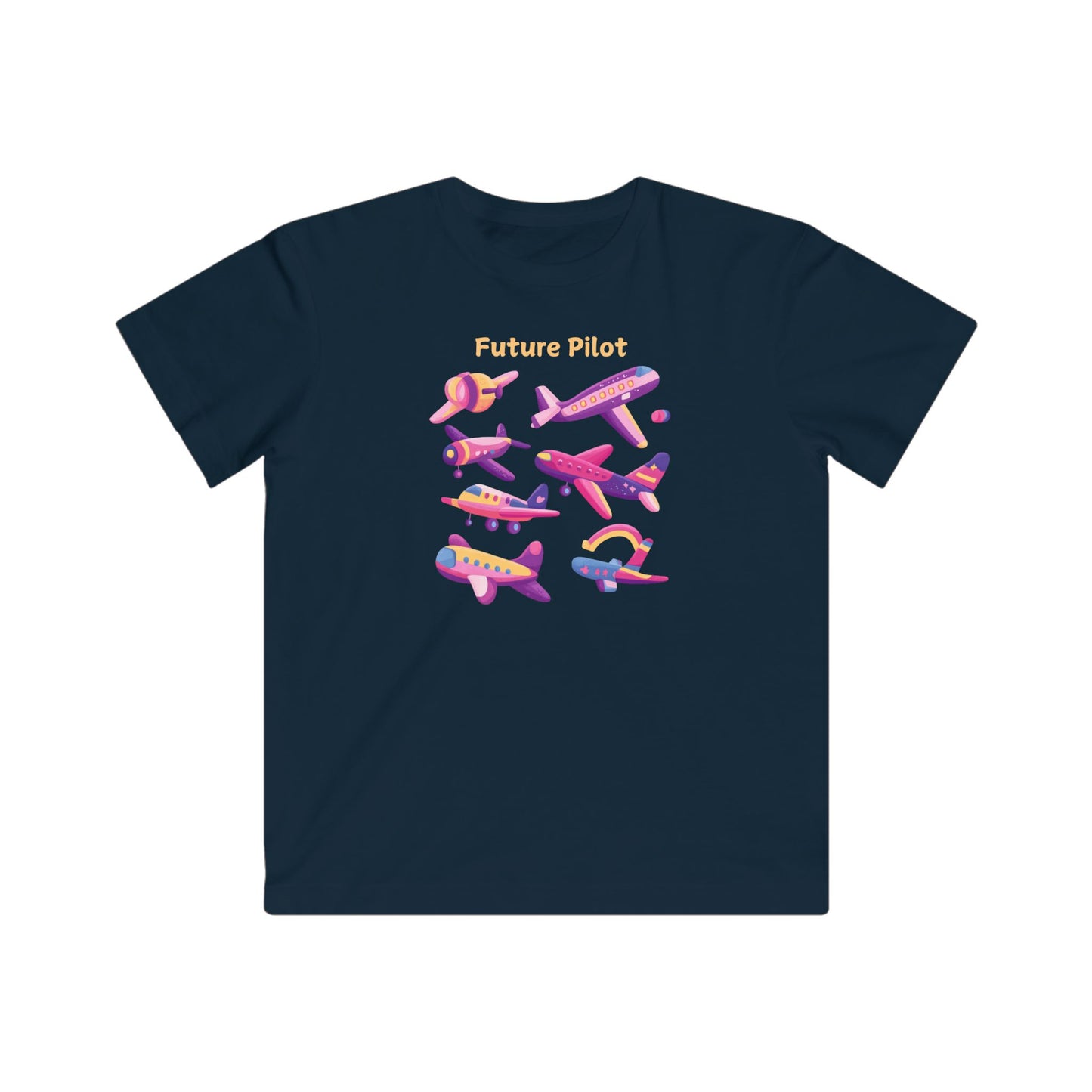 Future Pilot Kids T-Shirt | Cute Aviation Design | STEM Gift for Children