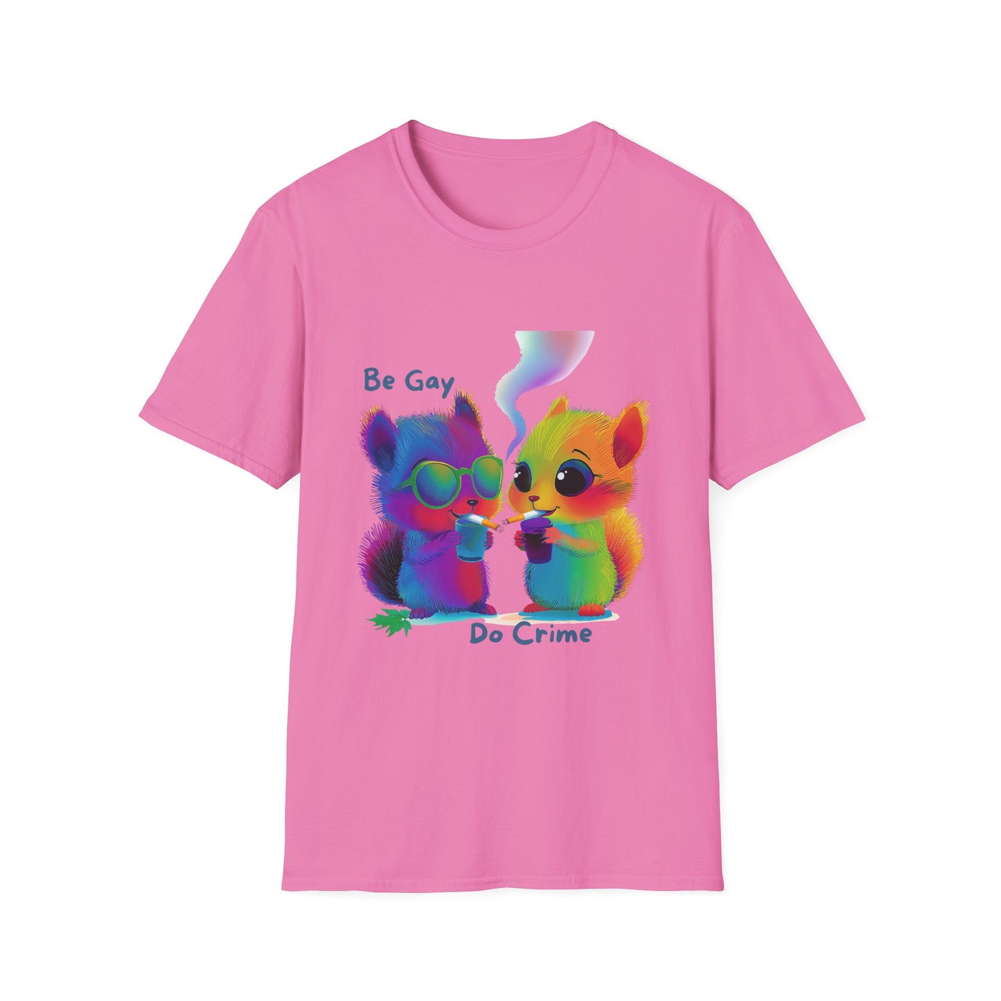 Be Gay Do Crime Kawaii T-Shirt | LGBTQ+ Pride Unisex Tee