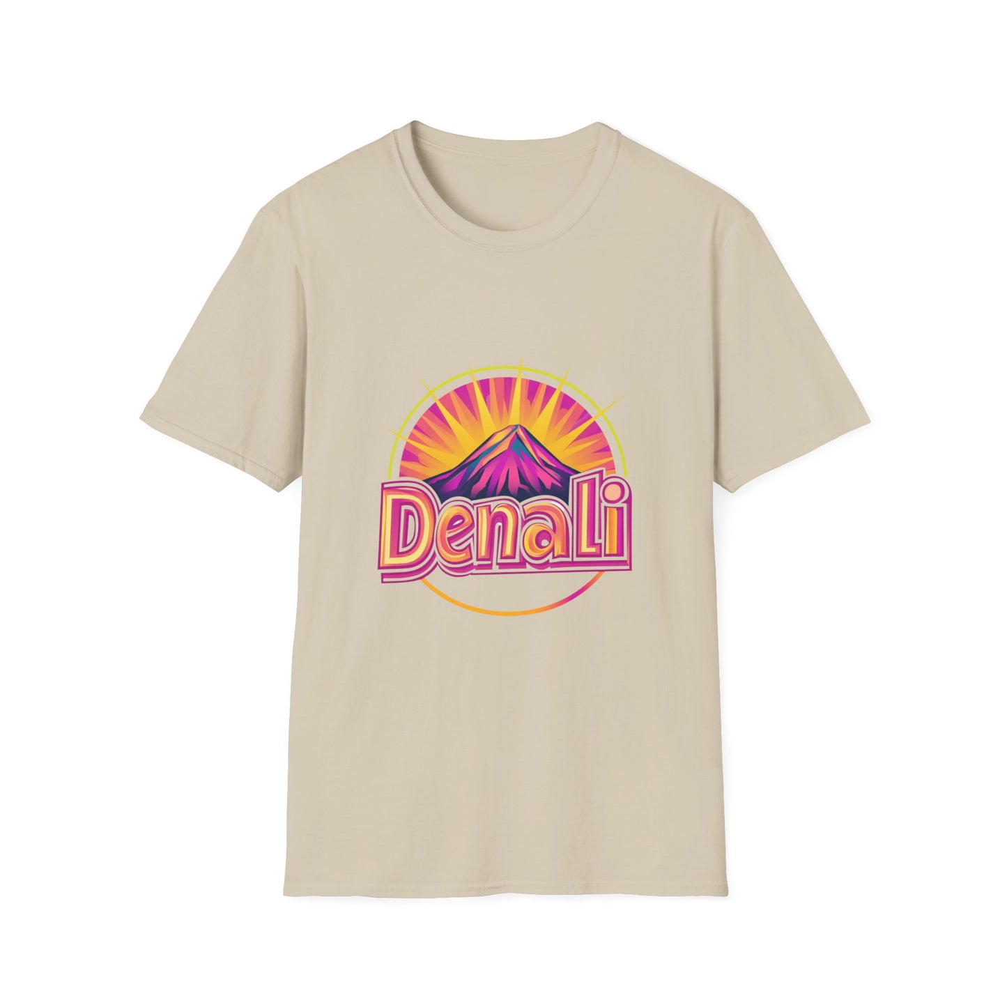 Retro Denali National Park T-Shirt | Vintage Mountain Sunset Unisex Tee