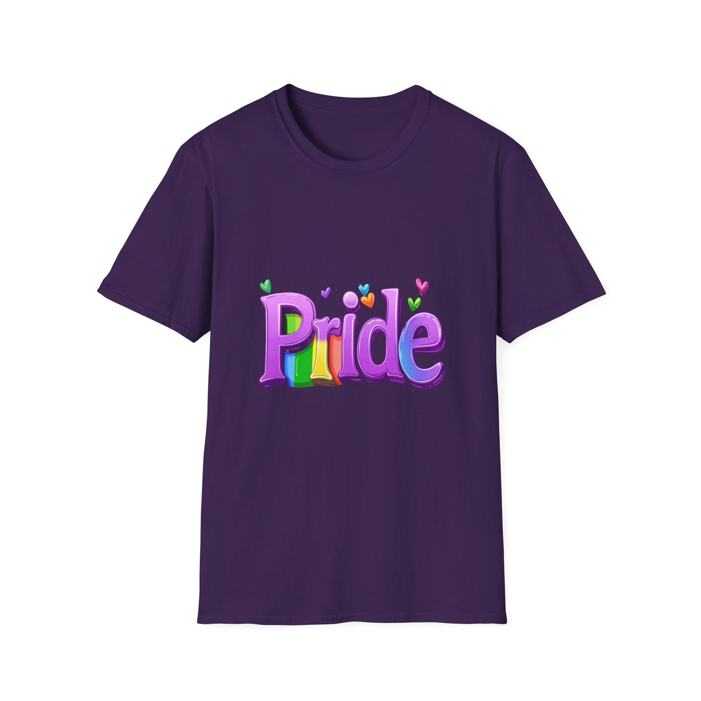 Rainbow Pride 3D Typography T-Shirt | LGBTQ+ Unisex Tee