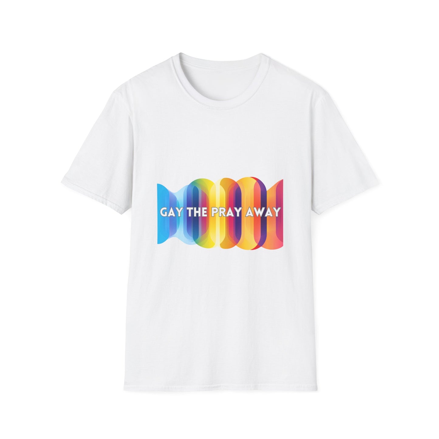 Gay The Pray Away Pride T-Shirt | LGBTQ+ Rainbow Tee