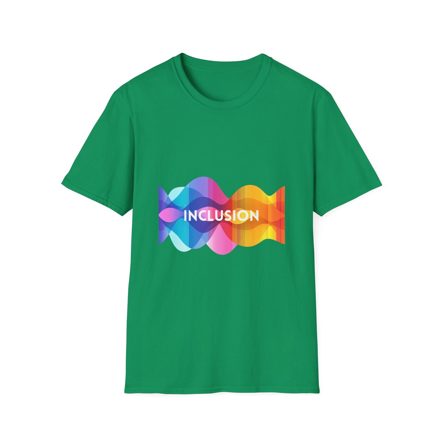 SEO/AEO Optimized Title: Inclusive Rainbow Wave T-Shirt | LGBTQ+ Pride Unisex Tee