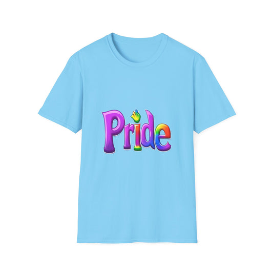 Rainbow Pride 3D Typography T-Shirt | LGBTQ+ Unisex Tee