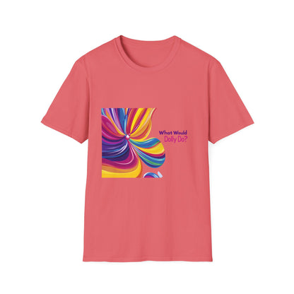 What Would Dolly Do Rainbow Flower T-Shirt | LGBTQ+ Pride Unisex Tee | Country Music Fan Gift