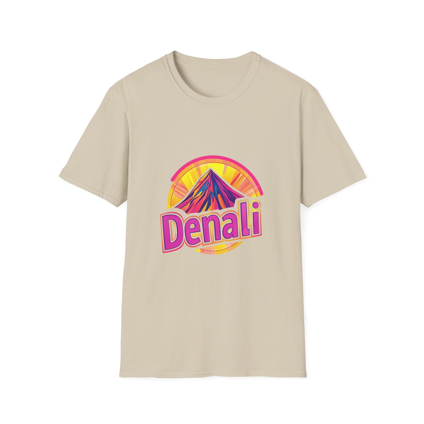 Retro Denali National Park T-Shirt | Vintage Mountain Sunset Unisex Tee