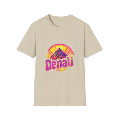 Retro Denali National Park T-Shirt | Vintage Mountain Sunset Unisex Tee