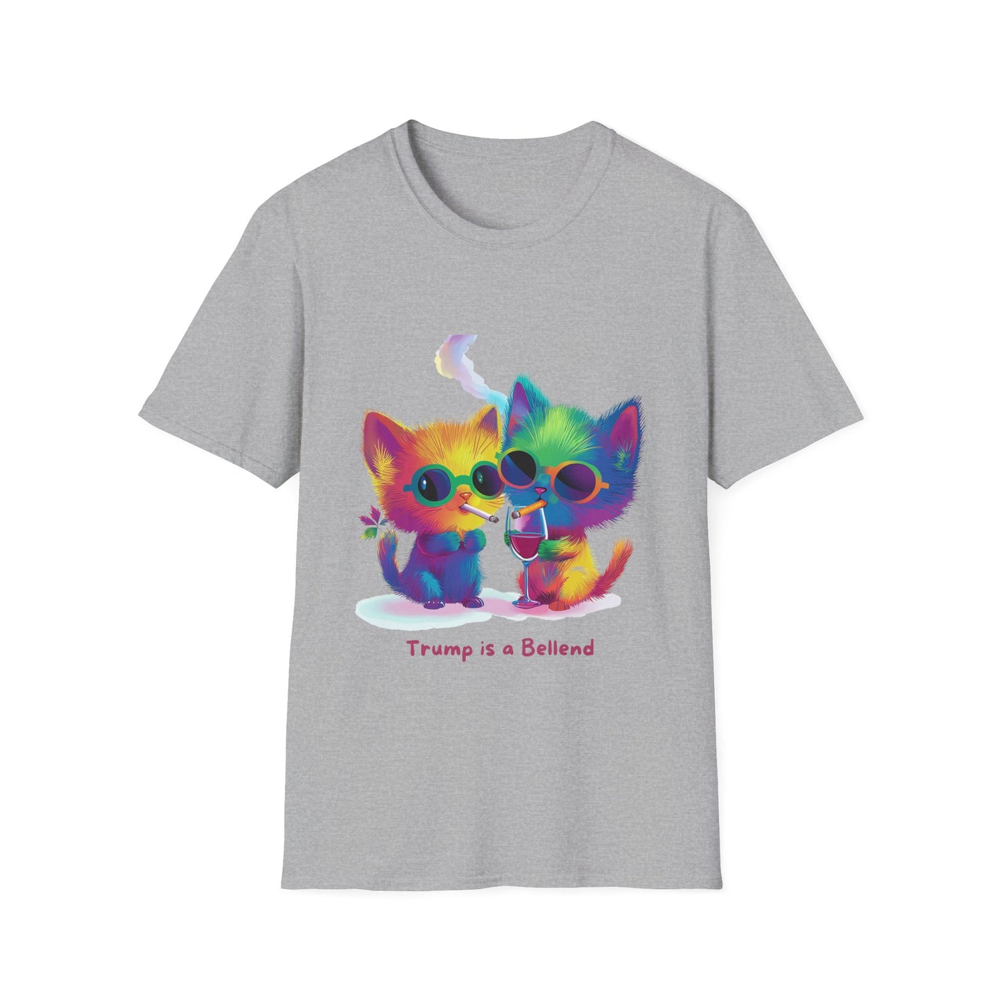 Rainbow Kittens Anti-Trump T-Shirt | Cute Political Statement Tee