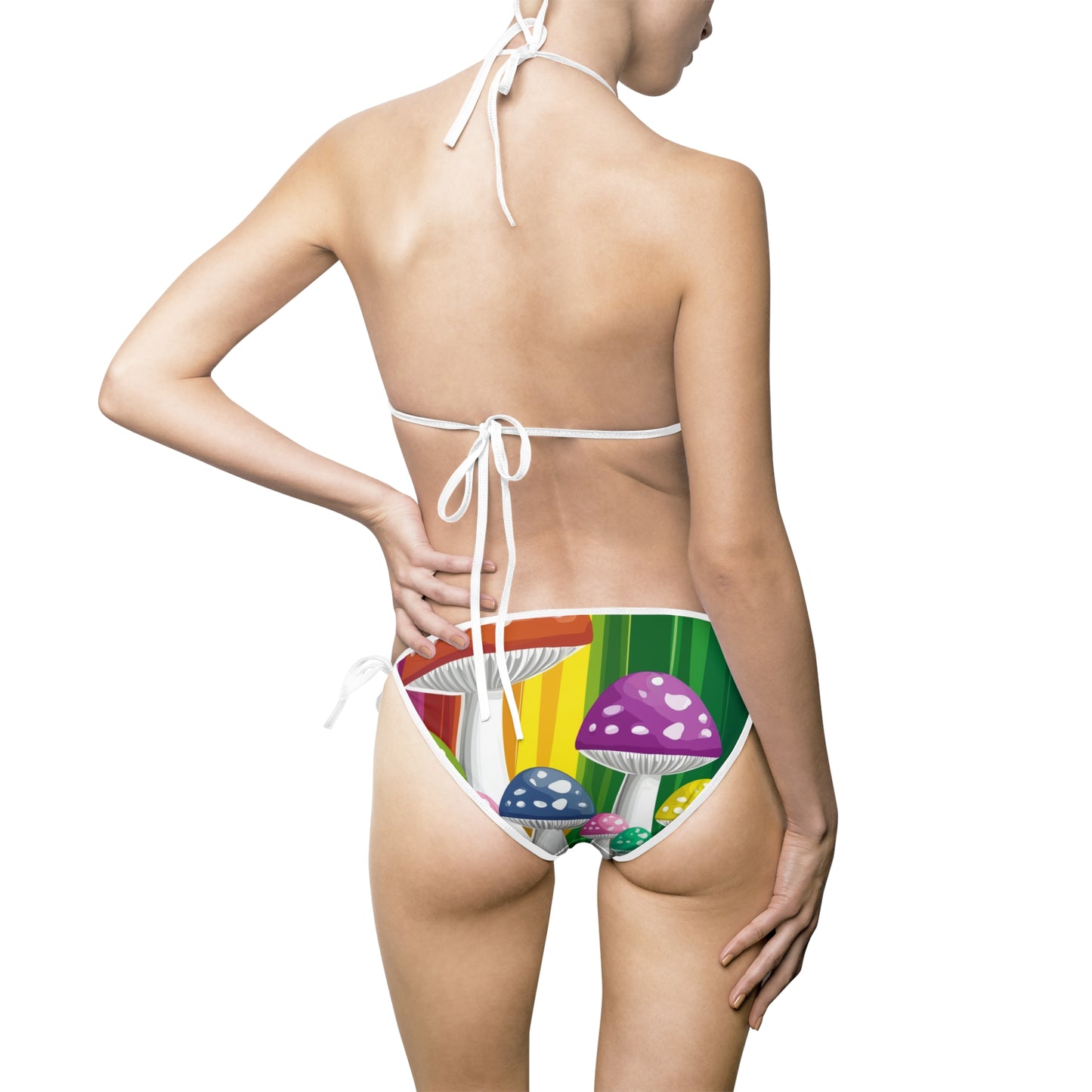 Psychedelic Mushroom Bikini | Colorful Festival Swimwear