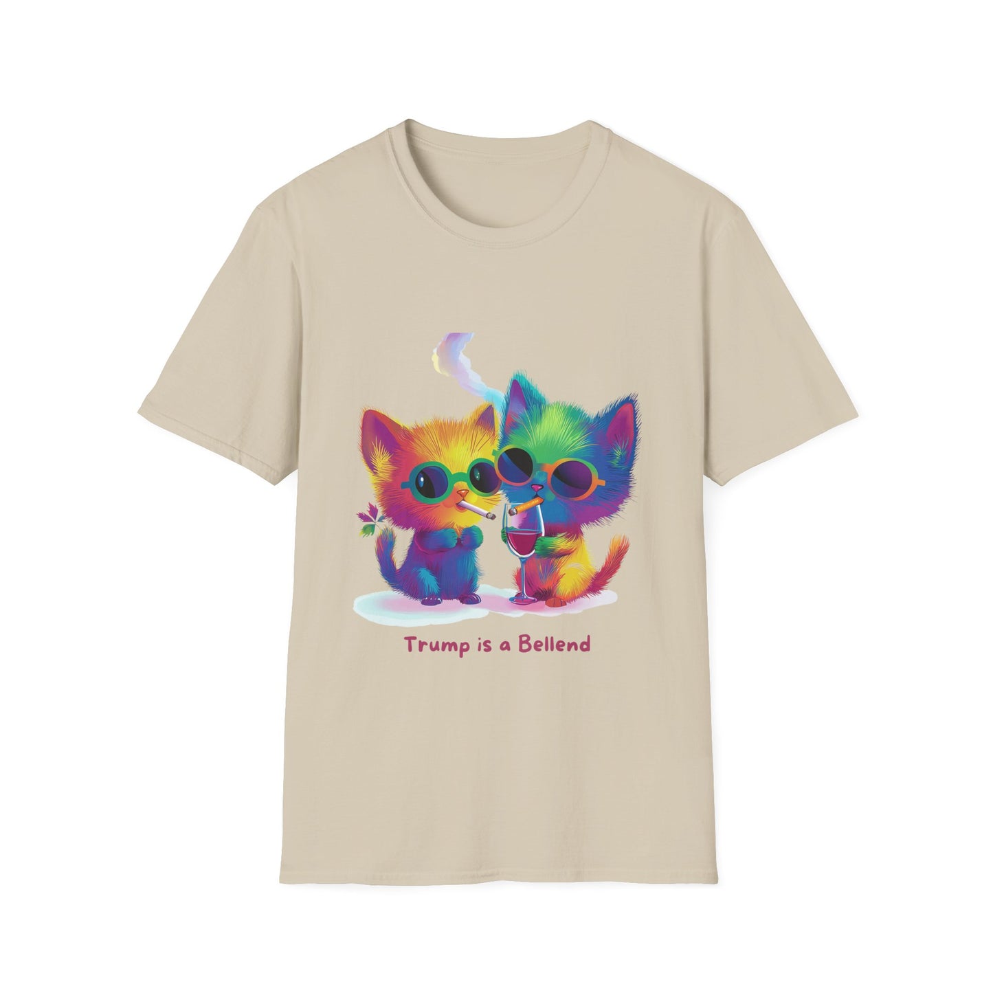 Rainbow Kittens Anti-Trump T-Shirt | Cute Political Statement Tee