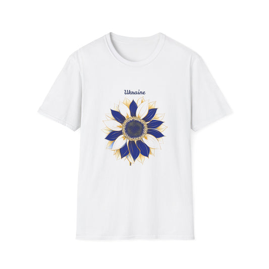 Ukraine Sunflower T-Shirt | Blue & Gold Support Tee