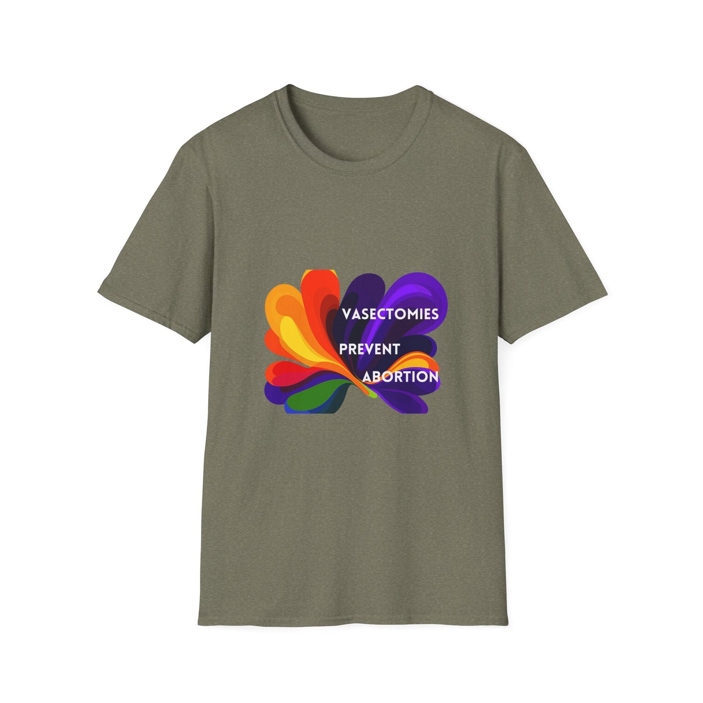 Vasectomies Prevent Abortion T-Shirt | Progressive Reproductive Rights Tee