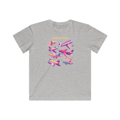 Future Pilot Kids T-Shirt | Cute Aviation Design | STEM Gift for Children