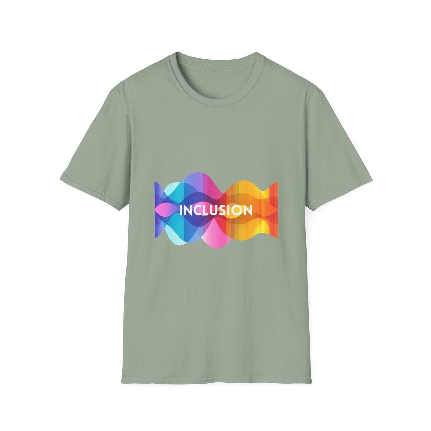 SEO/AEO Optimized Title: Inclusive Rainbow Wave T-Shirt | LGBTQ+ Pride Unisex Tee