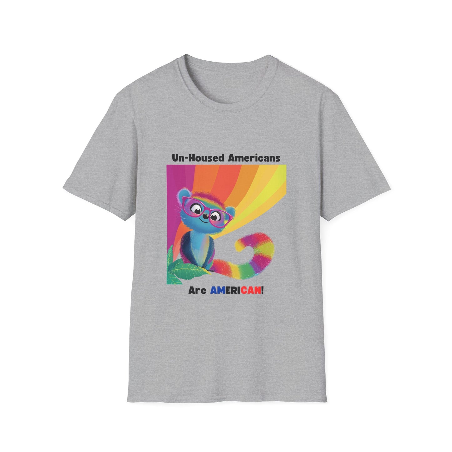 Kawaii Housing Rights T-Shirt | Un-Housed Americans Activist Tee